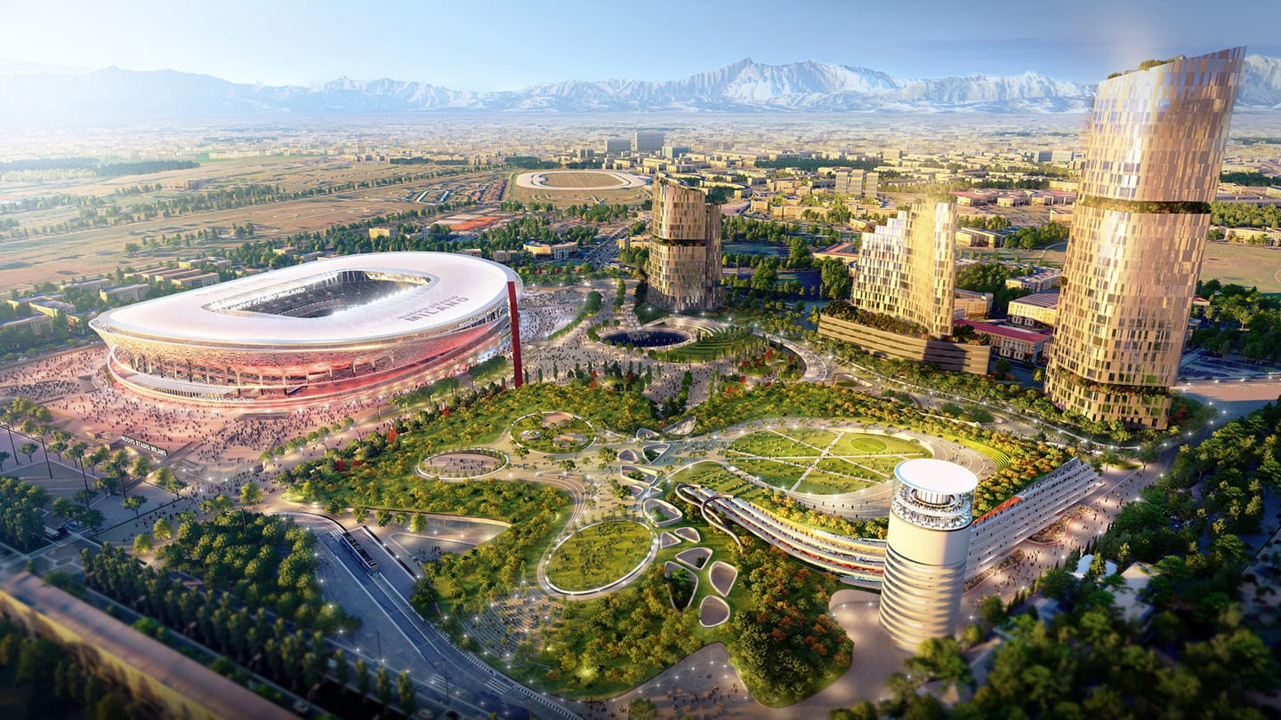 The Rings of Milano is one of two shortlisted proposals for the new stadium ©Nuovo Stadio Milano