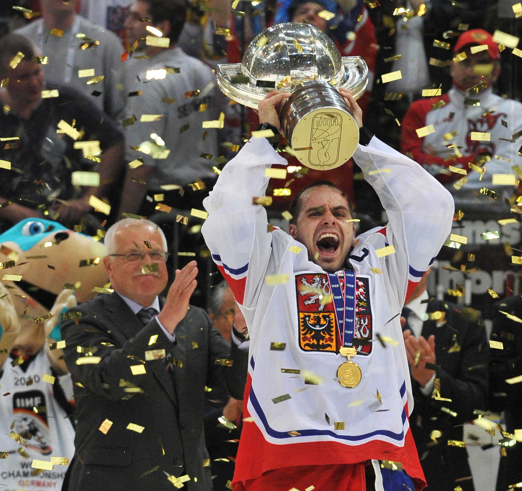 Tomáš Rolinek captained the Czech Republic to a world title in 2010 ©Getty Images