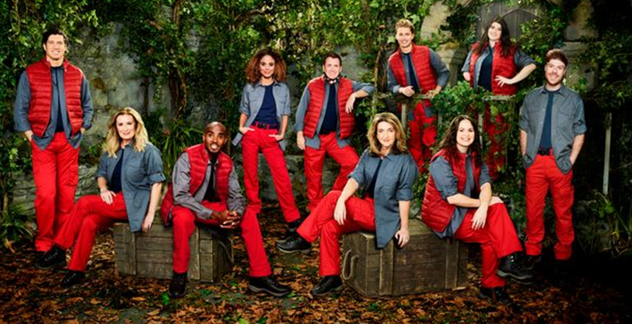 Britain's Paralympic javelin champion Hollie Arnold, second right, is among the latest group taking part in the ITV reality show I'm A Celebrity..Get Me Out Of Here, which starts on Sunday and also features Sir Mo Farah, third left ©ITV