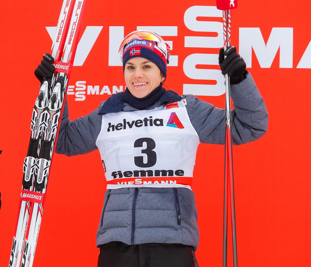 Heidi Weng claimed her first World Cup victory in Val di Fiemme ©Getty Images
