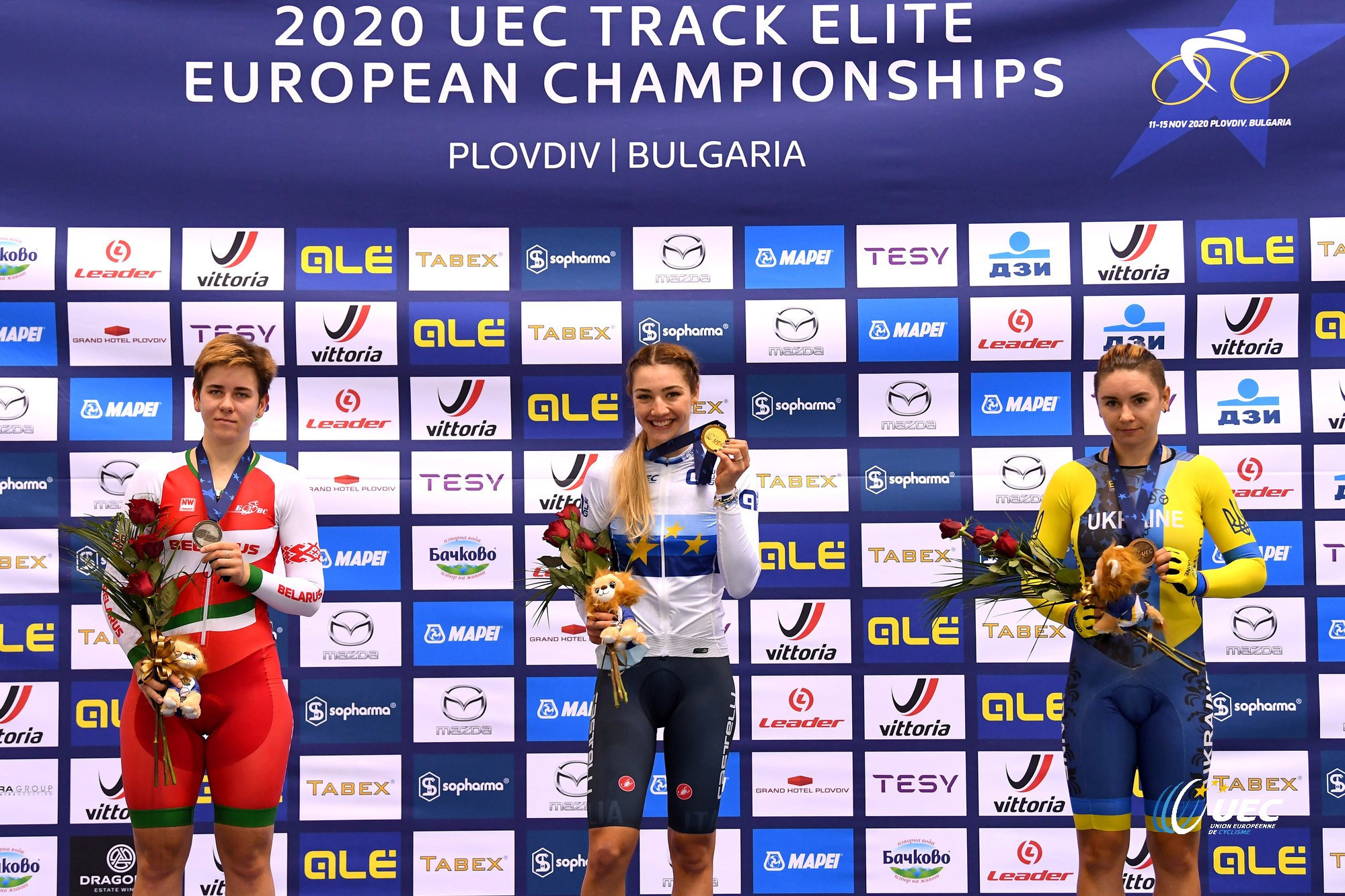 Russia take team sprint titles on opening day of UEC Elite Track European Championships