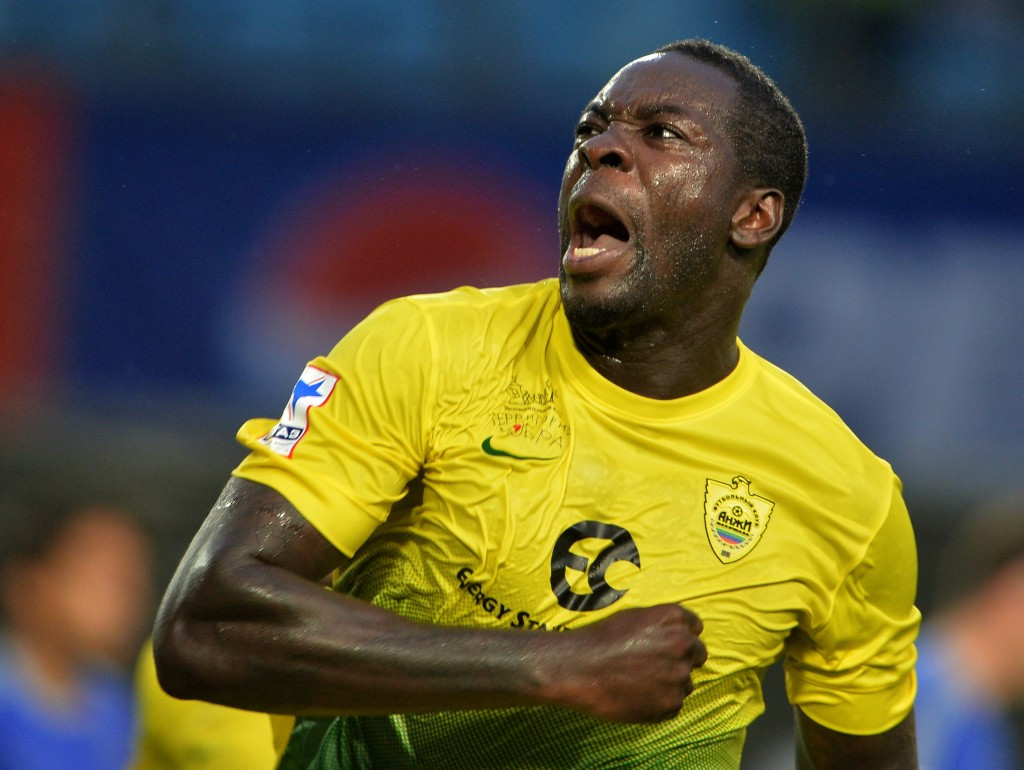 Congo defender Christopher Samba has been the target of racist abuse while playing in Russia