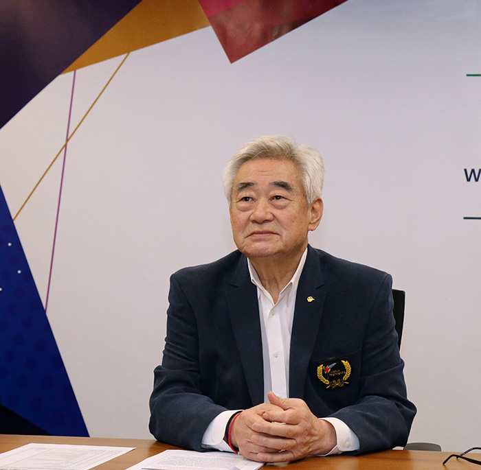 World Taekwondo President Chungwon Choue is hopeful the Asian and European Olympic qualifiers can be held before May 2021 ©World Taekwondo