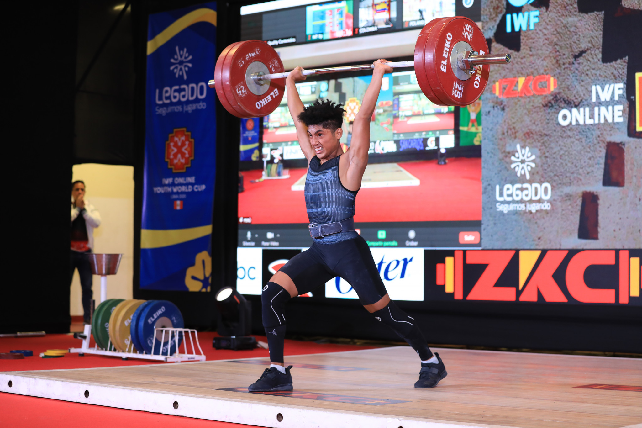 Peru failed to add to their medal tally on day two with some less experienced athletes gaining some experience on the big stage ©Peru Weightlifting
