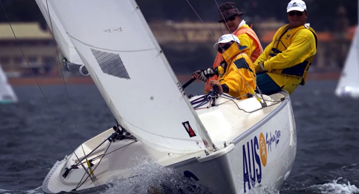 The winning Sonar crew at the Sydney 2000 Paralympics have been inducted into the Australian Sailing Hall of Fame for 2020 ©Australian Sailing