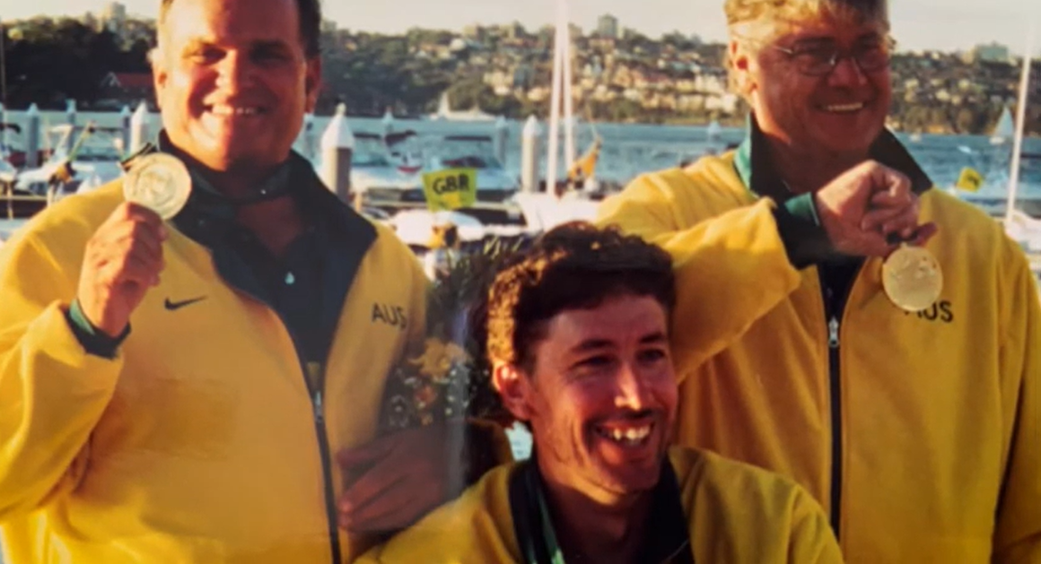 Sydney 2000 Paralympics gold medallists in the Sonar class - from left, Graeme Martin, Jamie Dunross and Noel Robins - have been inducted into the Australian Sailing Hall of Fame ©Australian Sailing