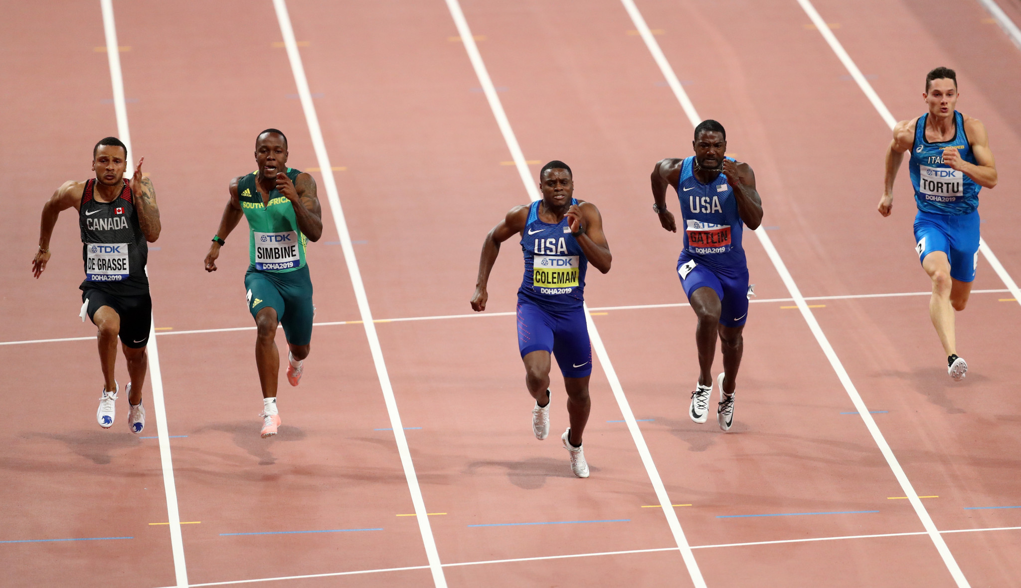 World champion Christian Coleman was banned last month ©Getty Images