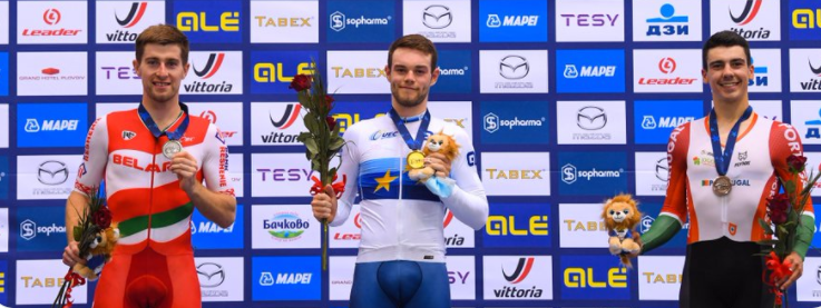 Second title for Walls gives Britain medal lead at UEC Elite Track European Championships