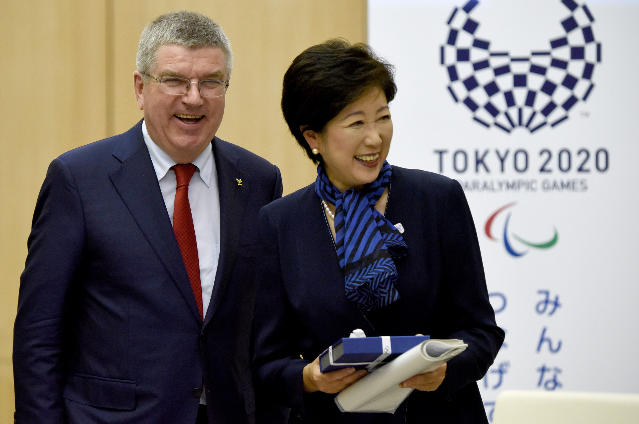 IOC President Thomas Bach is due to meet  Tokyo Governor Yuriko Koike tomorrow during his visit to Japan ©Getty Images