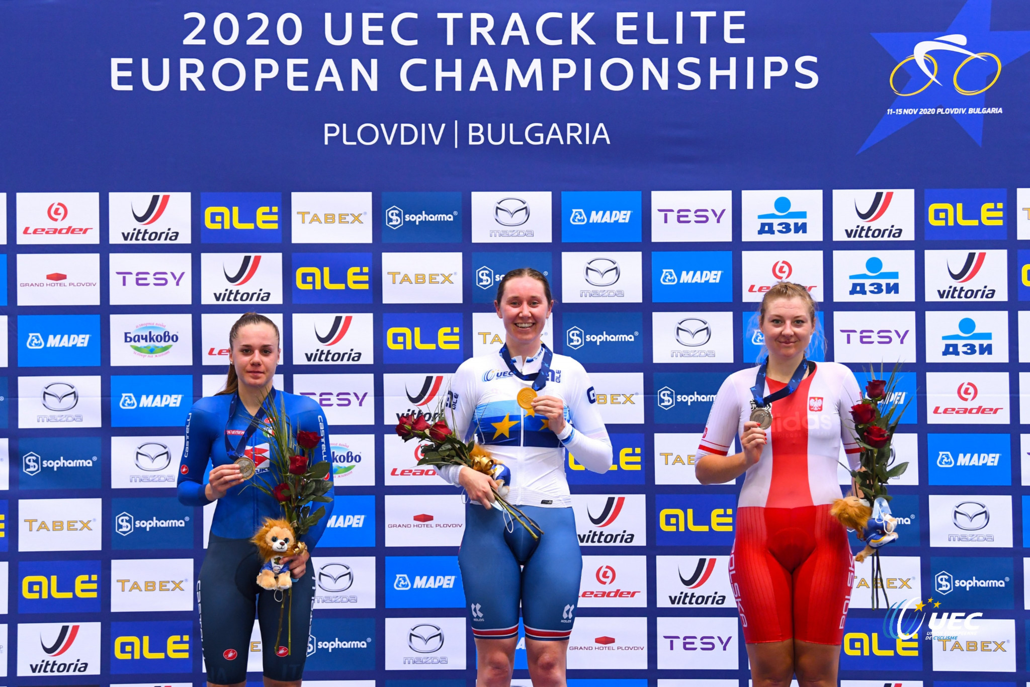 Britain retain place at top of UEC Elite Track European Championships medal table after Archibald gold