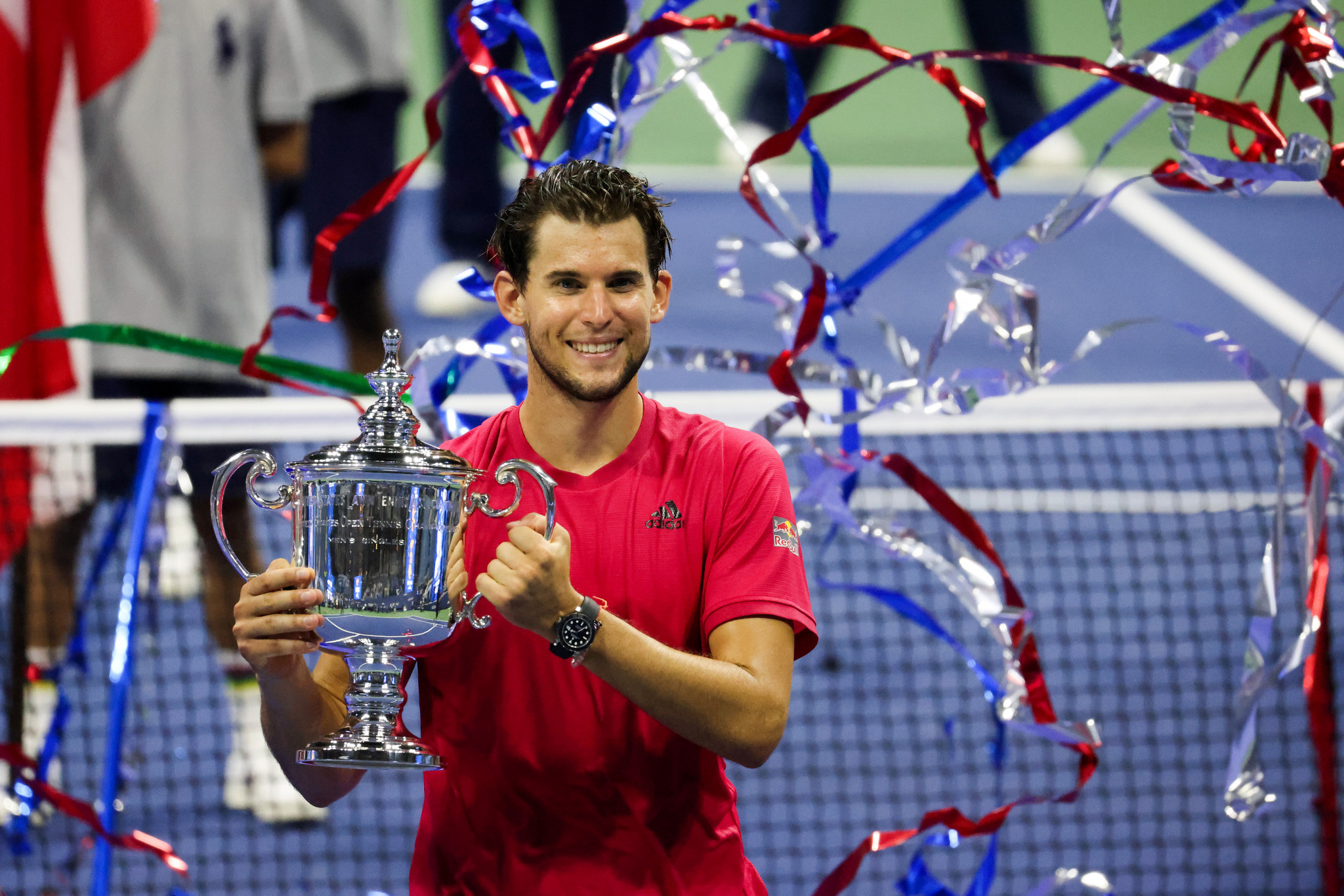 Dominic Thiem claimed his first major title when he defeated Alexander Zverev to win the US Open in September ©Getty Images