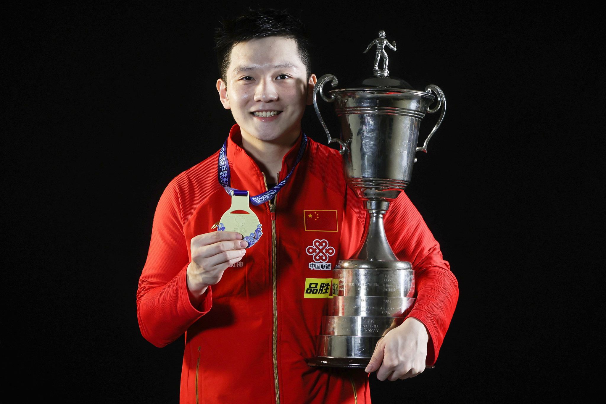 Fan Zhendong captured his fourth ITTF Men's World Cup title in five years ©ITTF