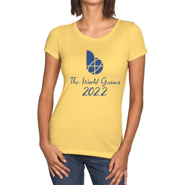 A range of T-shirts is among the items being sold at the 2022 World Games online store ©Birmingham 2022