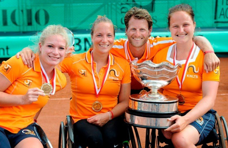 The Netherlands shared the Trophy with Great Britain ©ITF Tennis