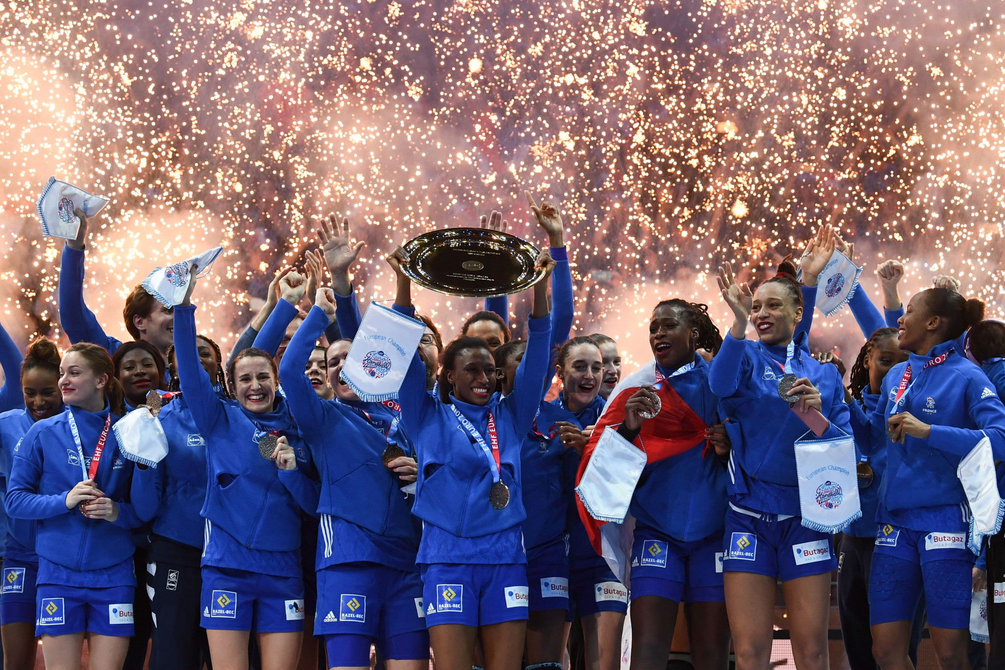 France are the defending European Women's Handball champions after winning the title on home soil in 2018 ©Getty Images