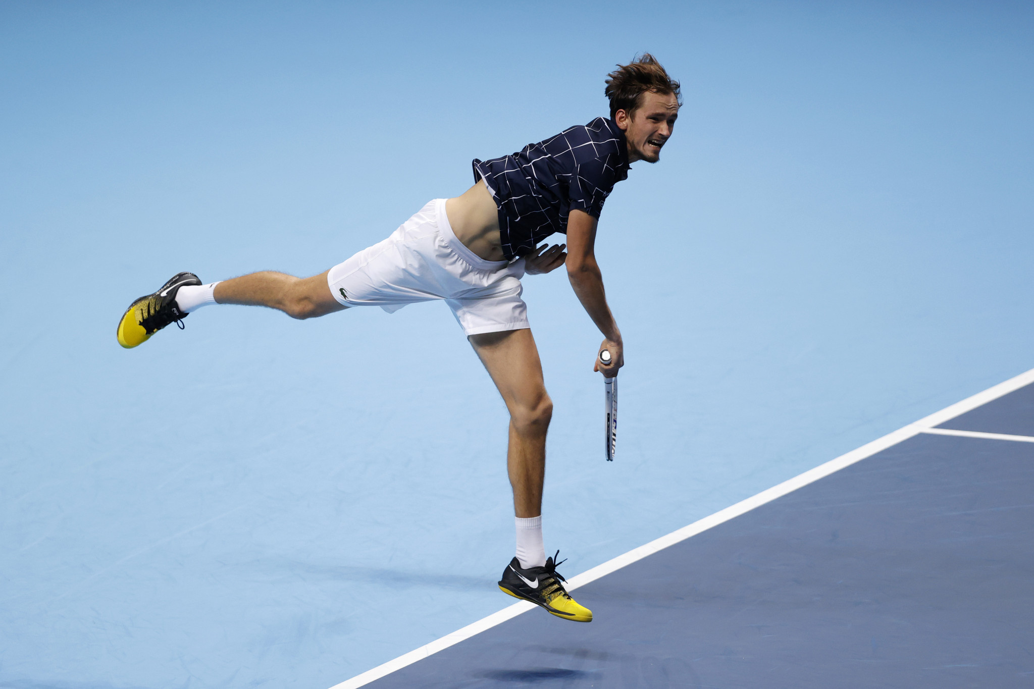 Daniil Medvedev was victorious in her first round-robin match at the ATP Finals, as he defeated Alex Zverev in a repeat of the Paris Masters final eight days previously ©Getty Images