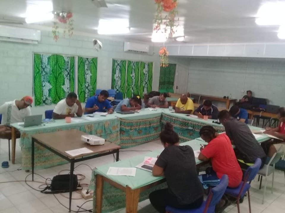 The Kiribati National Olympic Committee held three days of training for coaches ©KNOC