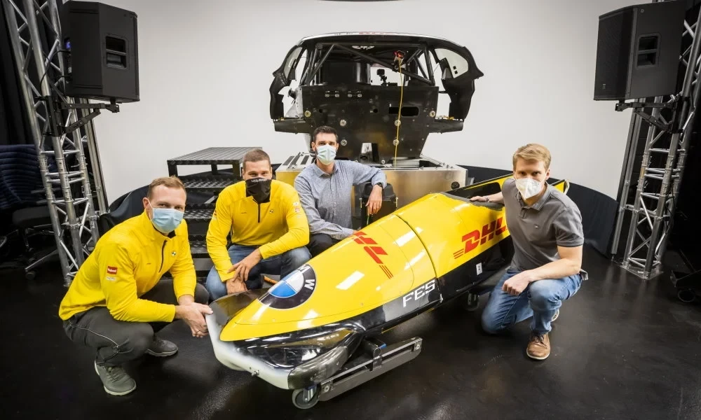 A bobsleigh simulator is being developed for the German team ©BMW