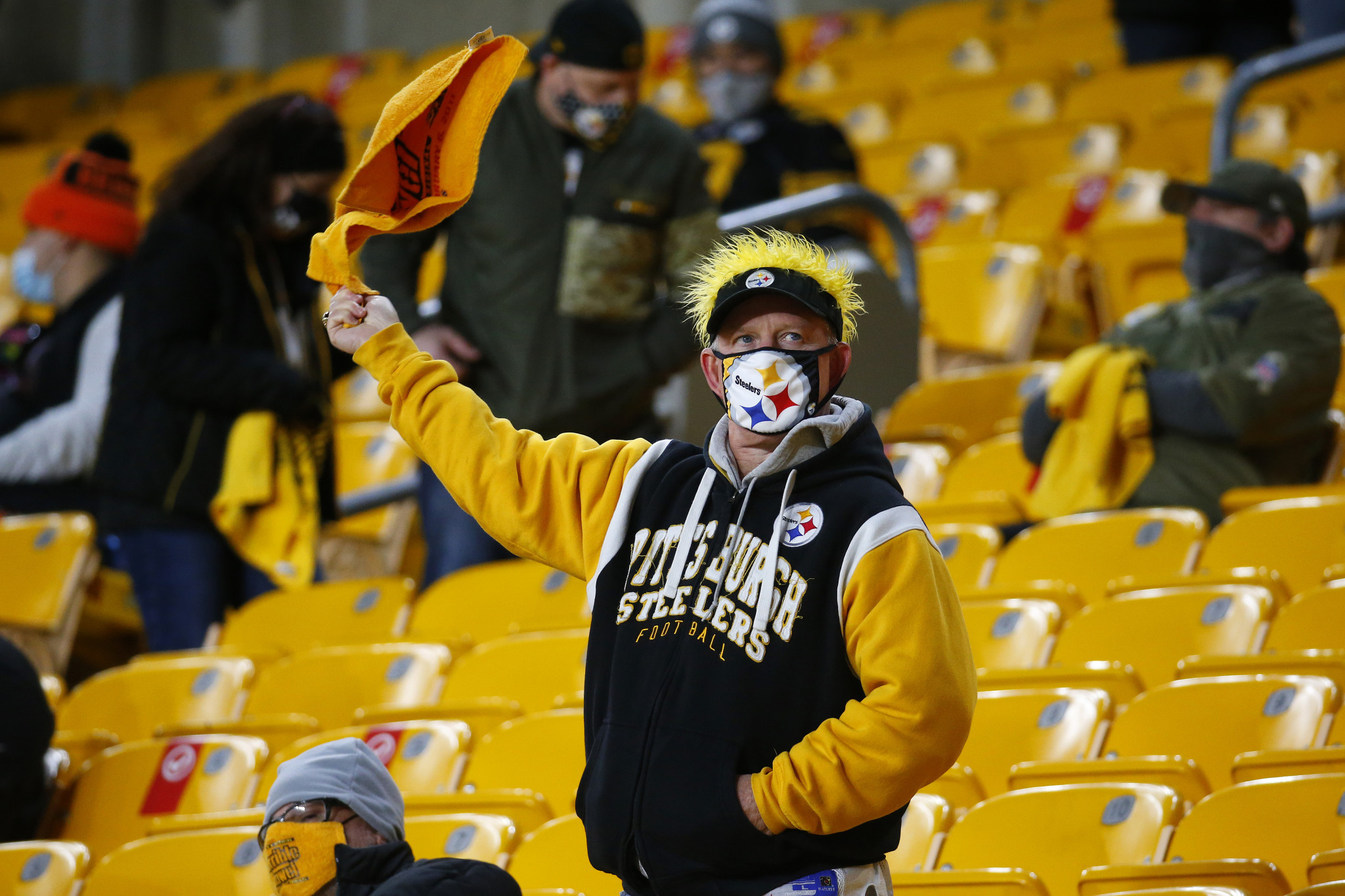 Pittsburgh Steelers' fans were allowed to attend their National Football League match against their main rivals Cincinnati Bengals earlier this month ©Getty Images