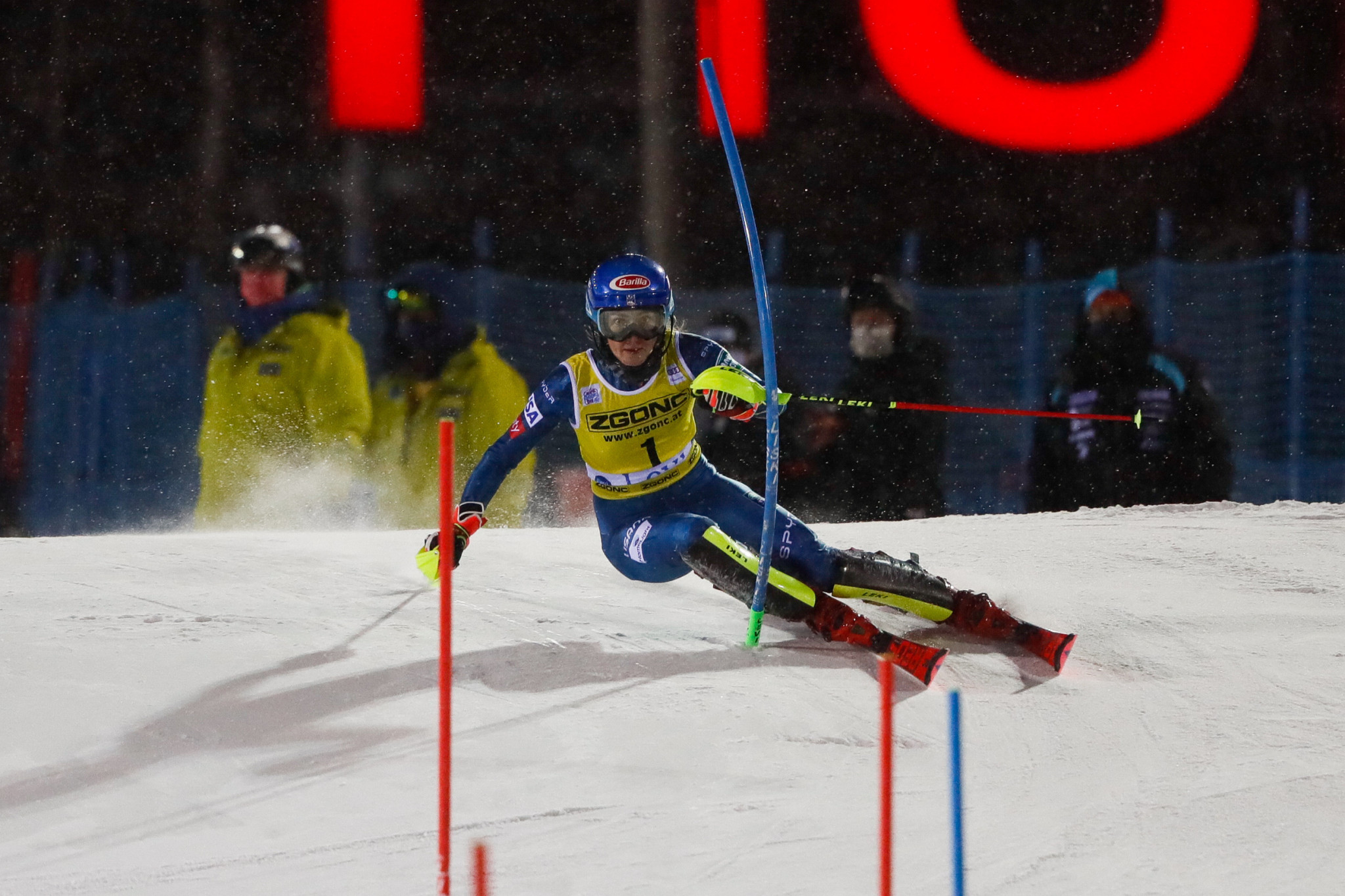Mikaela Shiffrin had a solid comeback, finishing second in the women's slalom ©Getty Images