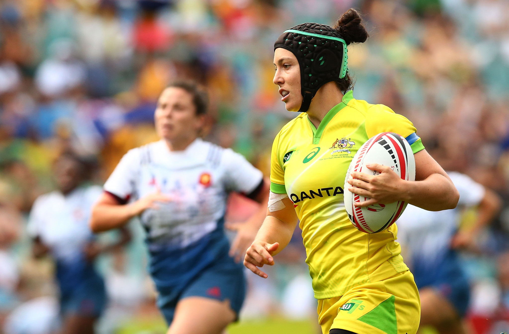 Australian rugby sevens star Emilee Cherry has delayed her retirement to compete at Tokyo 2020 ©Getty Images