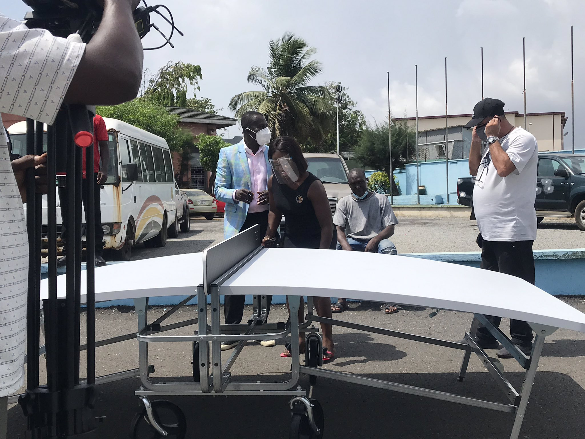 Teqball Federation of Ghana receives more than 50 tables from FITEQ