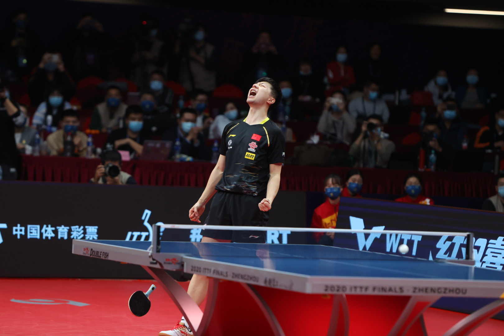 Ma Long gained revenge over Fan Zhendong after losing in last year's Men's World Cup final ©ITTF 