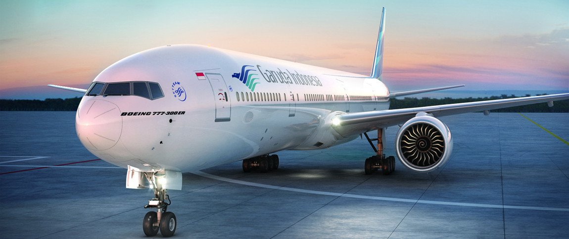 A group of engineers from Indonesia have arrived on a special Garuda chartered flight to begin work on a multi-sports complex for the 2023 Pacific Games ©Garuda