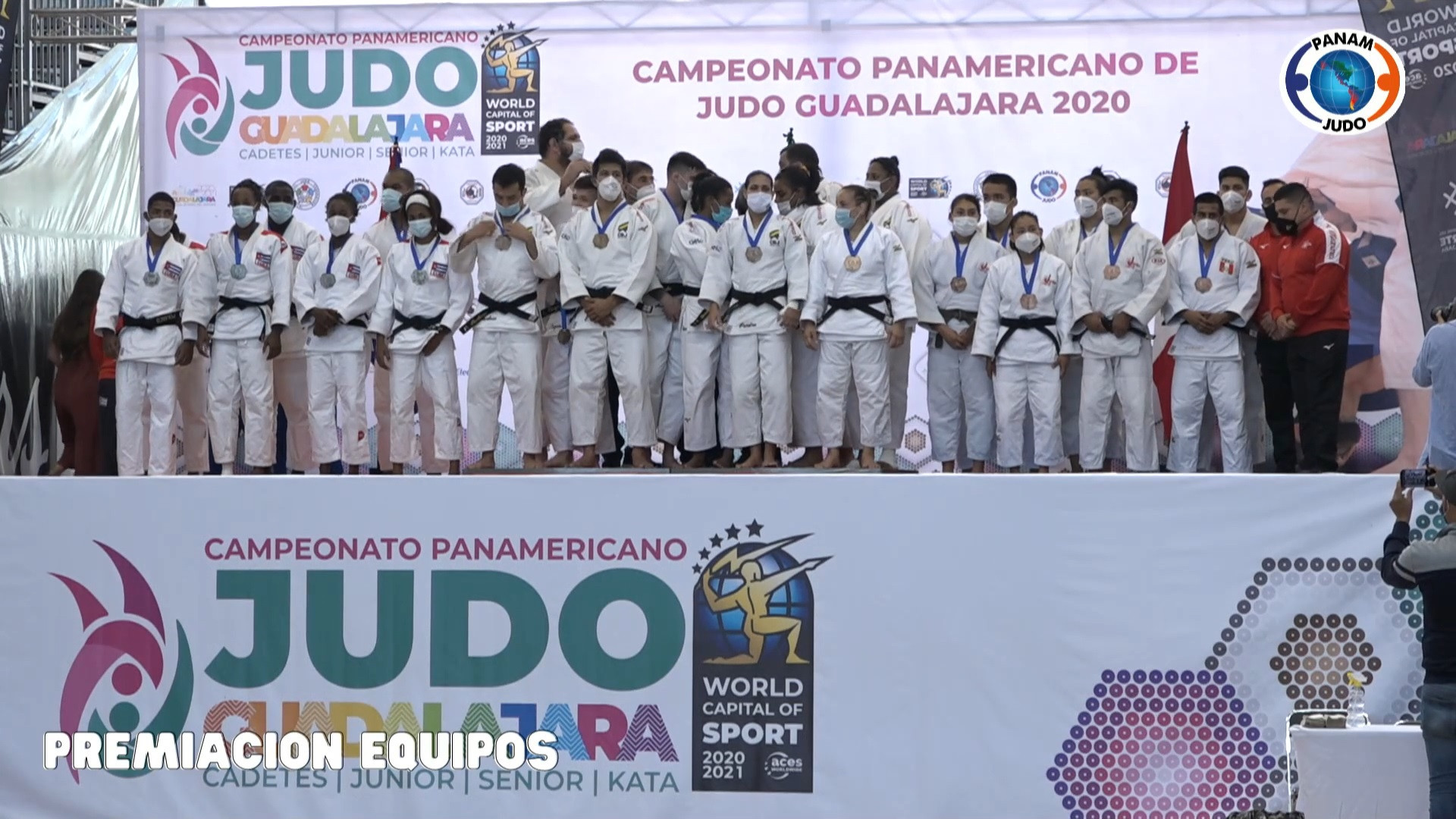 Brazil defeated Cuba 4-3 to win the mixed team title ©Pan American Championships