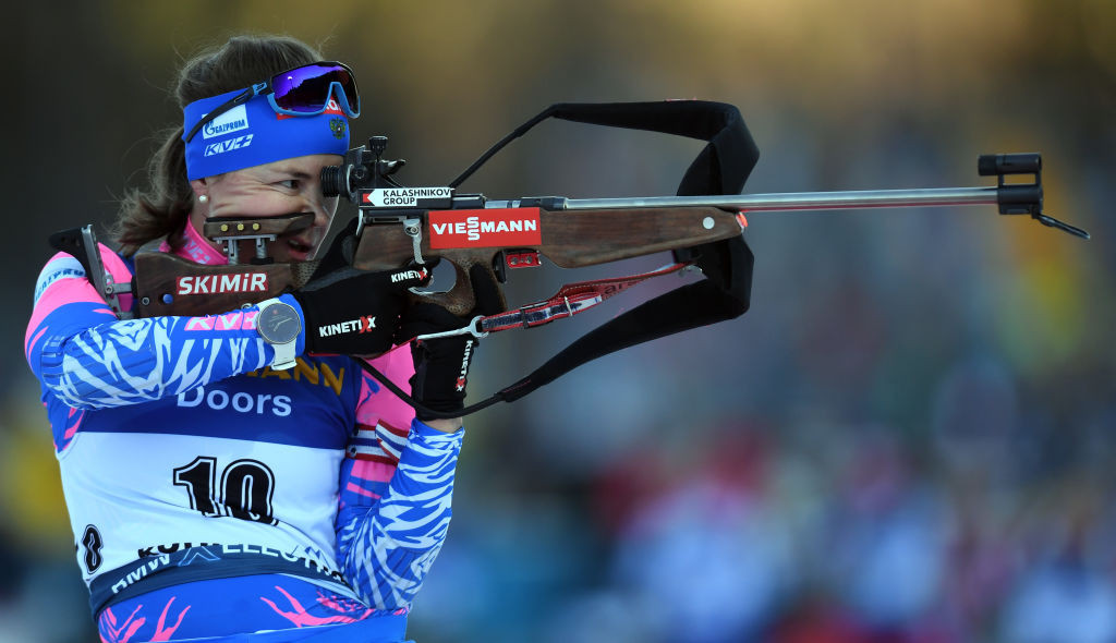 Former world champion Ekaterina Yurlova-Percht of Russia has not ruled out retiring from biathlon ©Getty Images