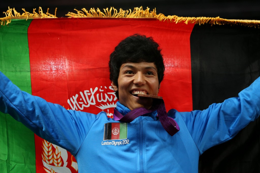 Double Olympic taekwondo medallist returns to Afghanistan to prepare for Rio 2016 but preparations threatened by NOC row