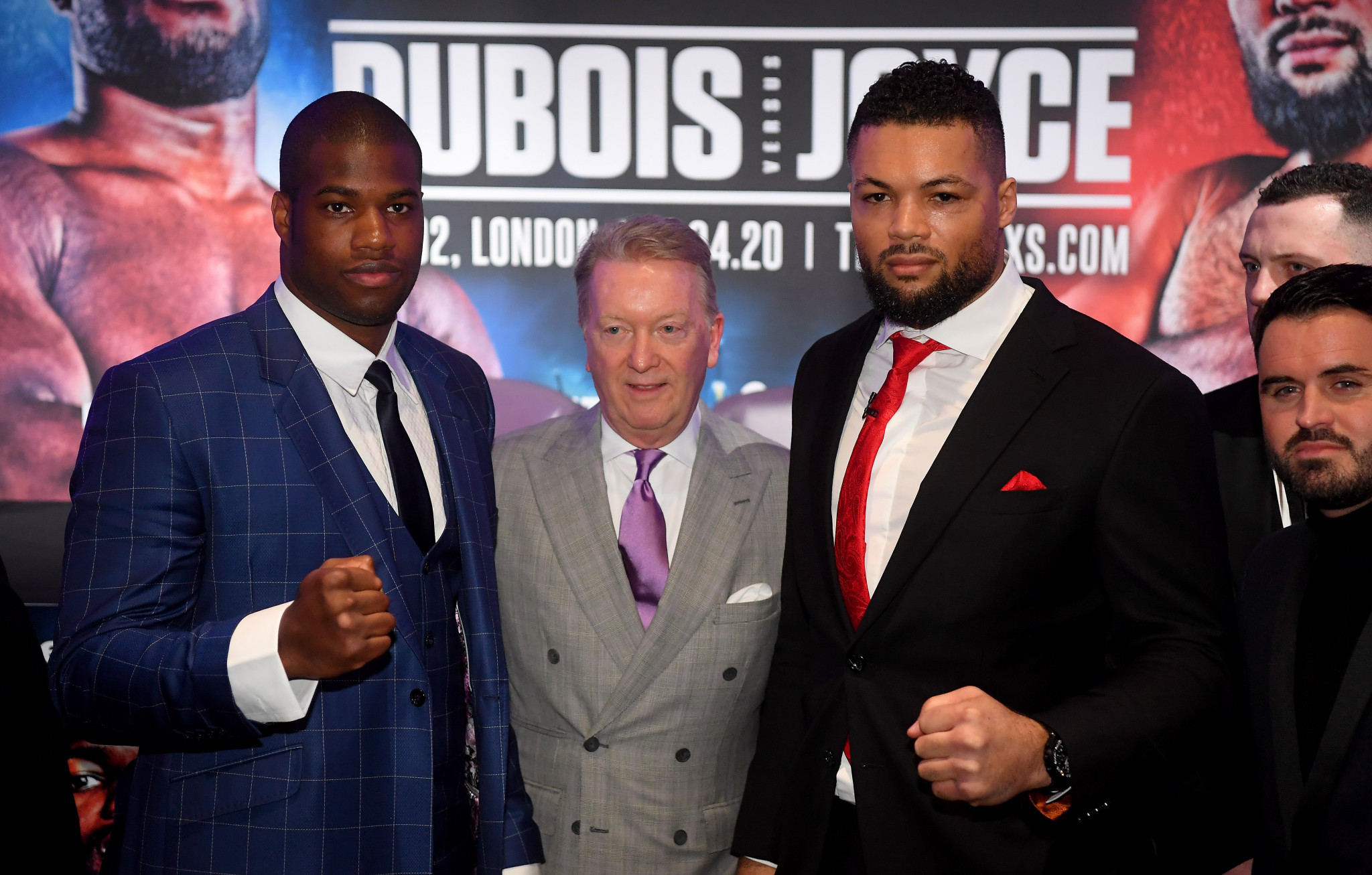 Daniel Dubois, left, and Joe Joyce have had to wait many months to finally fight because of coronavirus-related postponements ©Getty Images