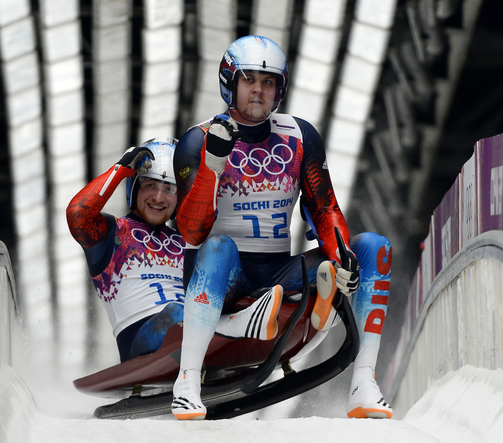 Vladislav Antonov and Alexander Denisiev were team relay silver medallists at Sochi 2014 ©Getty Images