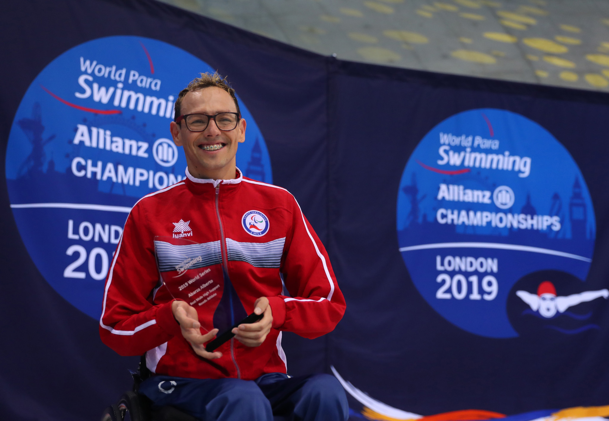 Chilean Para-swimmer Alberto Abarza revealed he was excited to compete in front of a home crowd at Santiago 2023 ©Getty Images