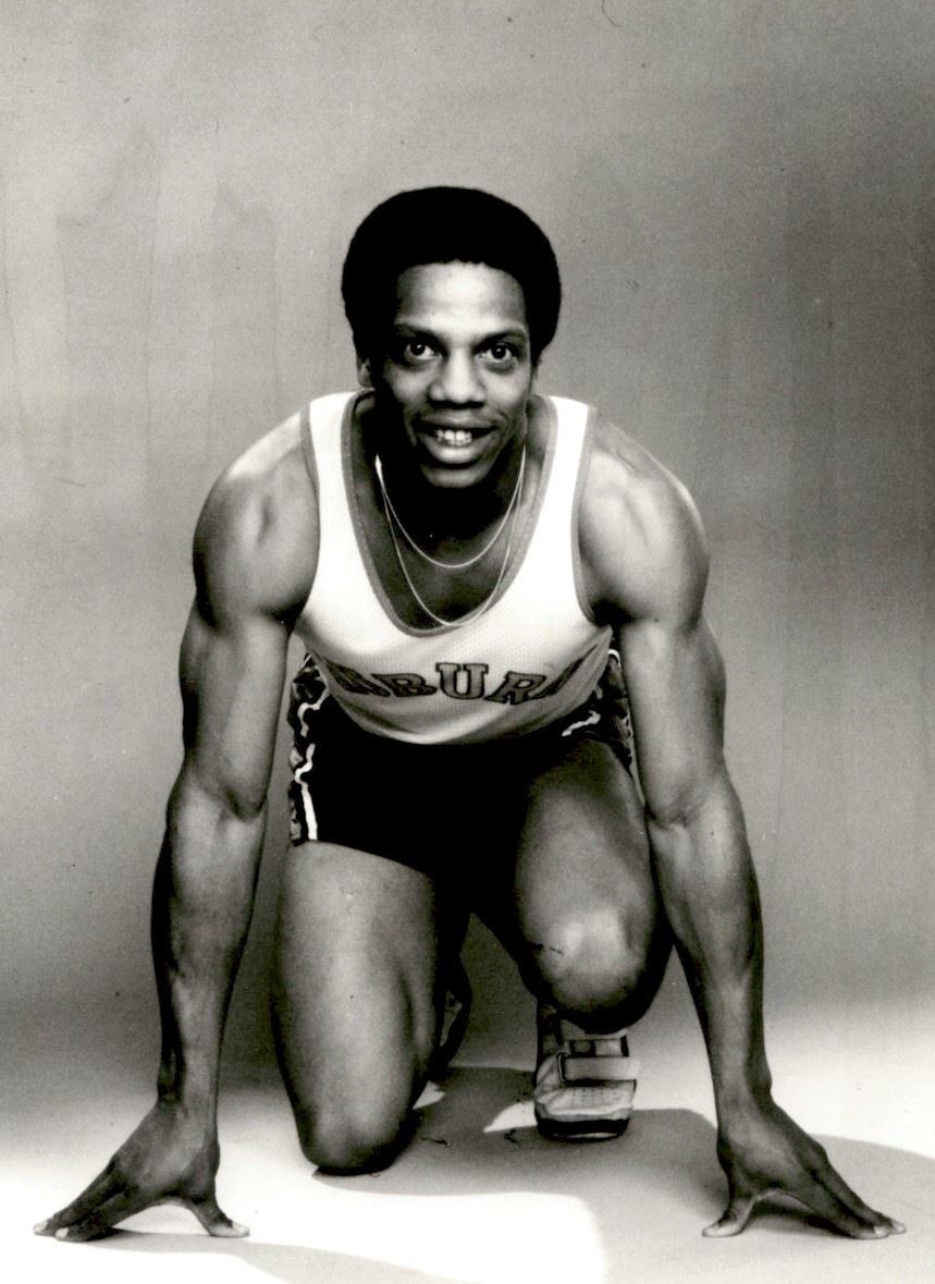 Willie Smith started as a 100m sprinter before developing into one of the world's top 400m runners ©Auburn University 