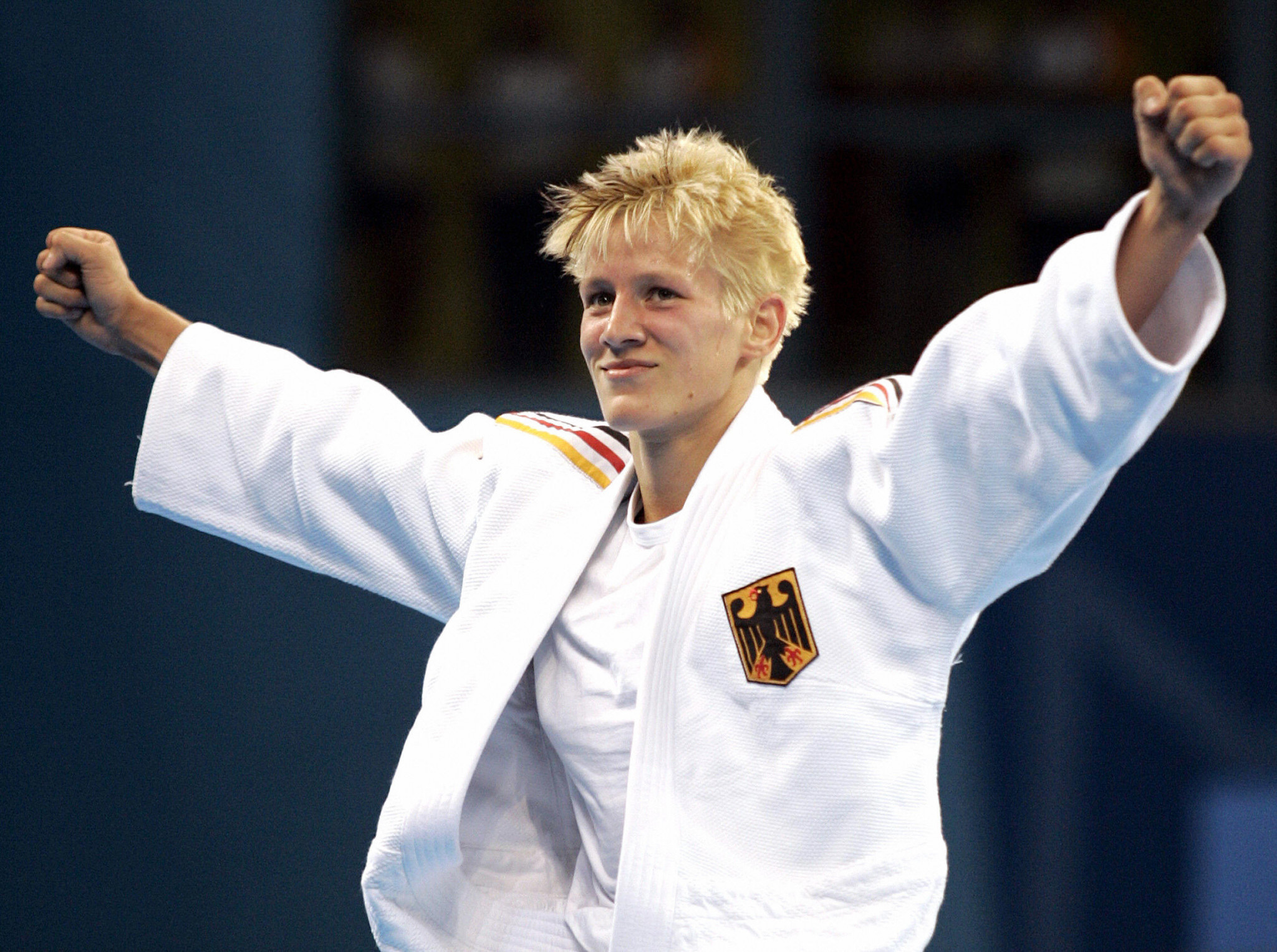 Yvonne Bönisch won gold at the Athens 2004 Olympic Games ©Getty Images
