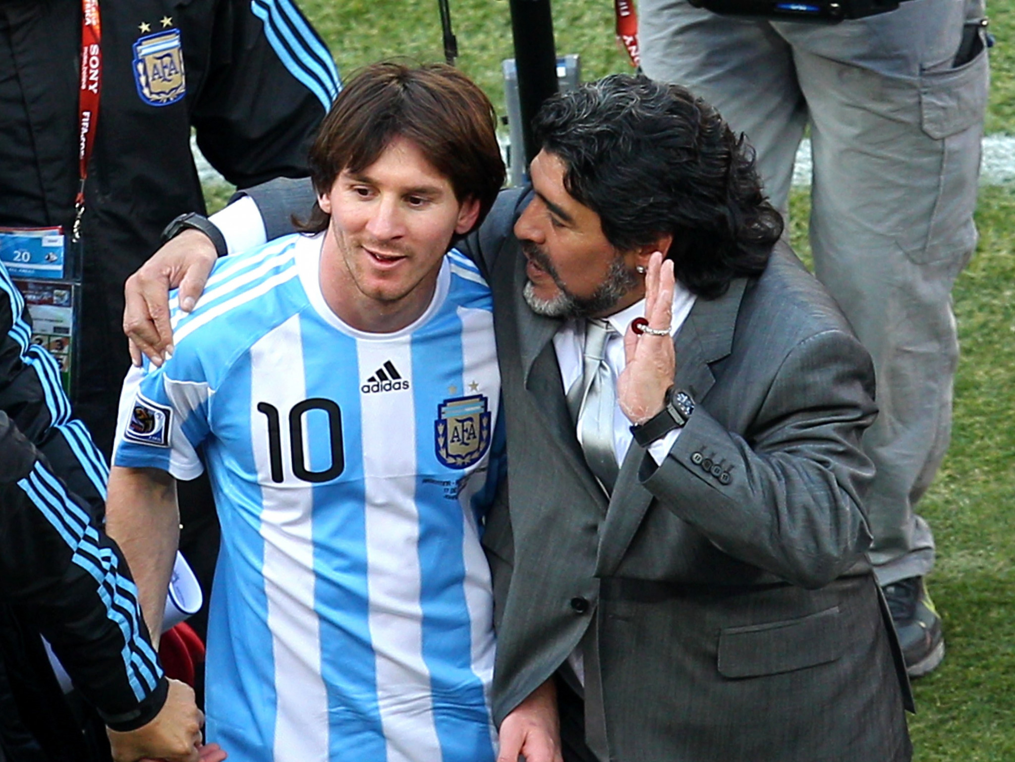 Lionel Messi today said Diego Maradona is 