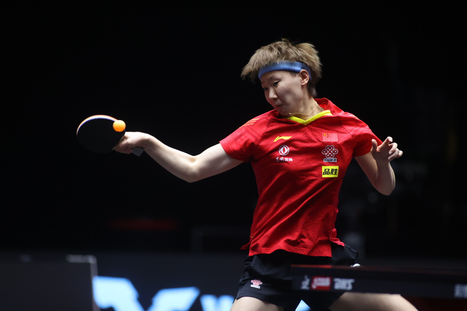 Wang Manyu was one of the winners in the top four seed matches in the evening session ©WTT