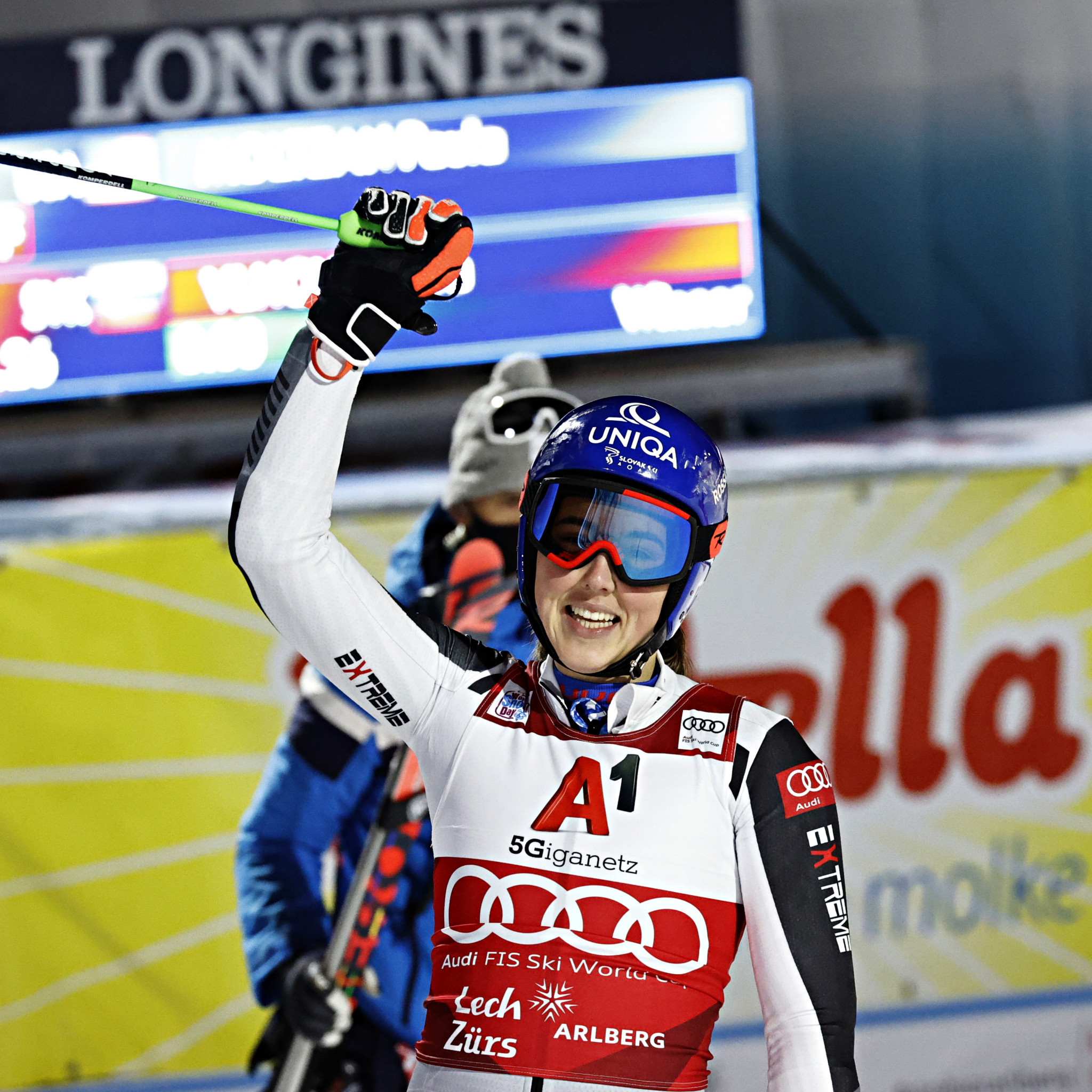 Petra Vlhová was the parallel giant slalom race winner in Lech-Zürs ©Getty Images 