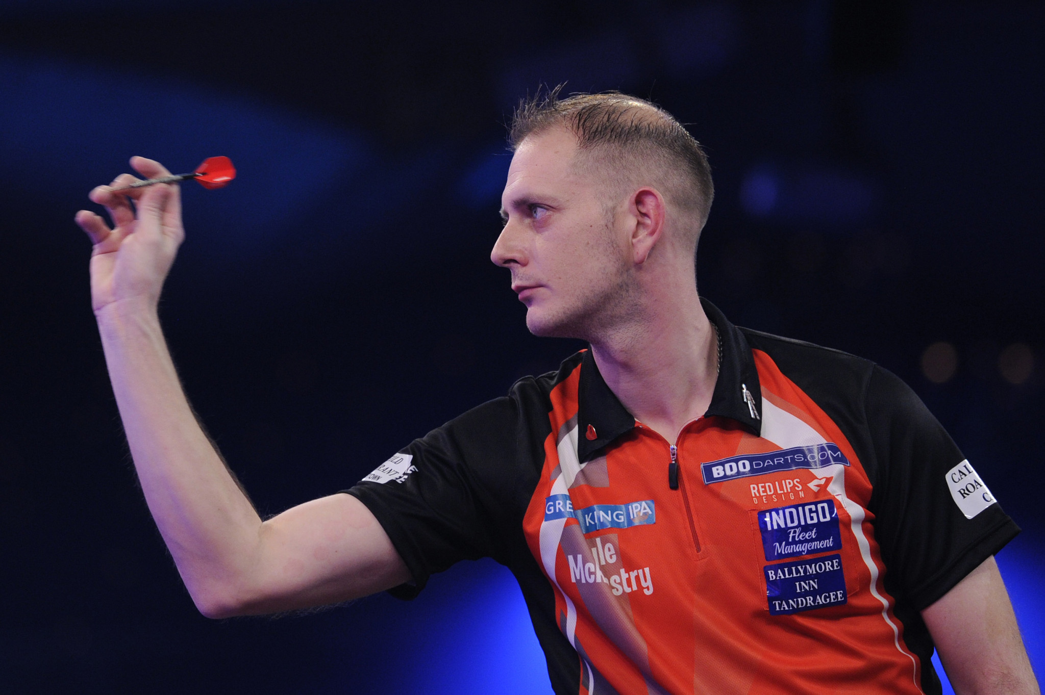 Kyle McKinstry has been given an eight-year ban from darts for match-fixing ©Getty Images