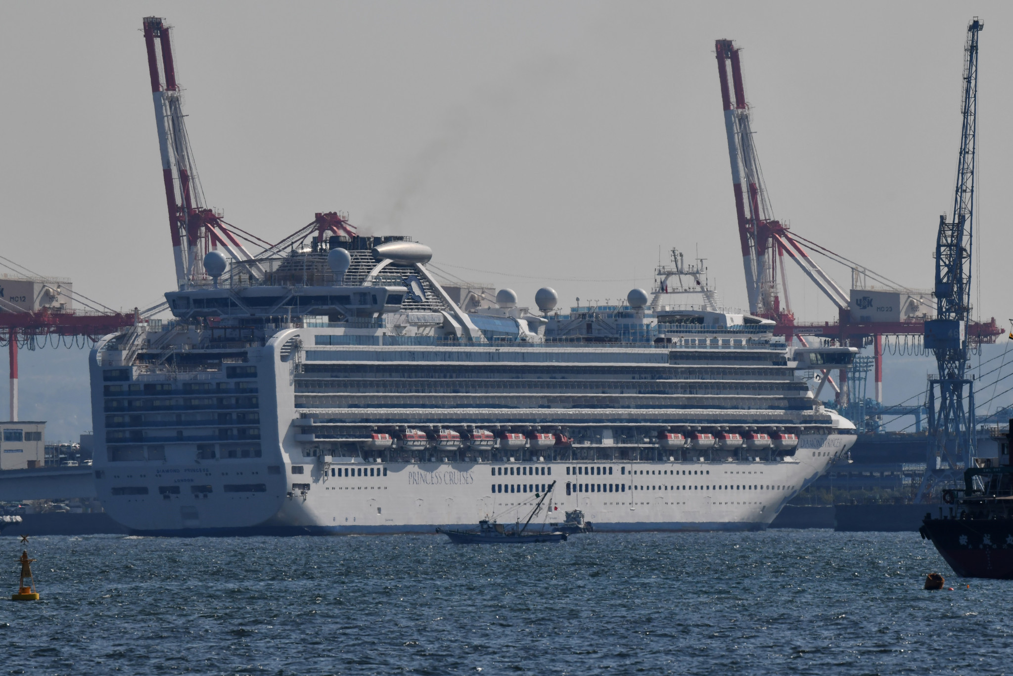 The Diamond Princess cruise ship situation reportedly raised concerns over the cost of treating international visitors ©Getty Images