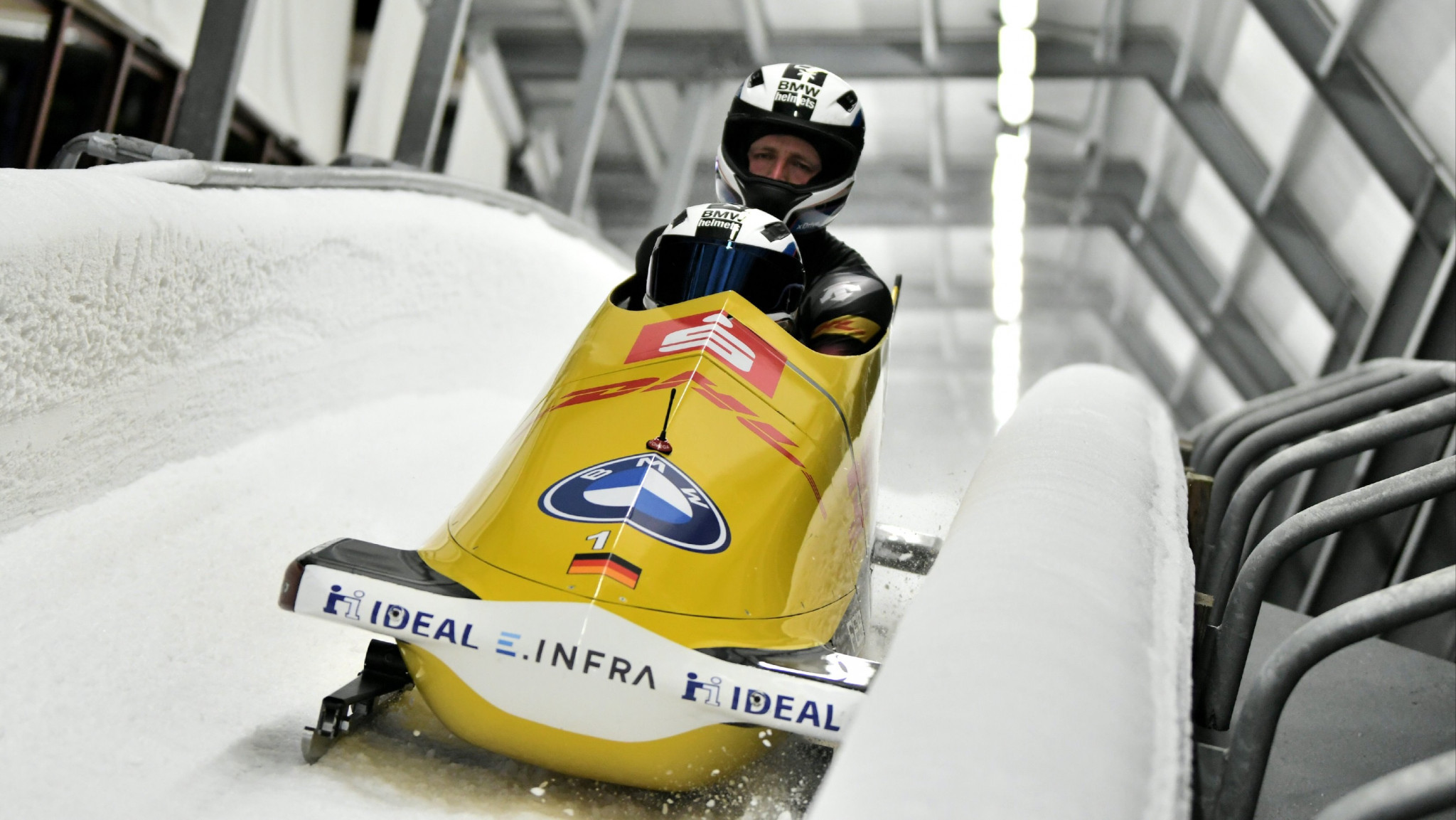 Francesco Friedrich has won every two-man bobsleigh race in this season's IBSF World Cup ©IBSF