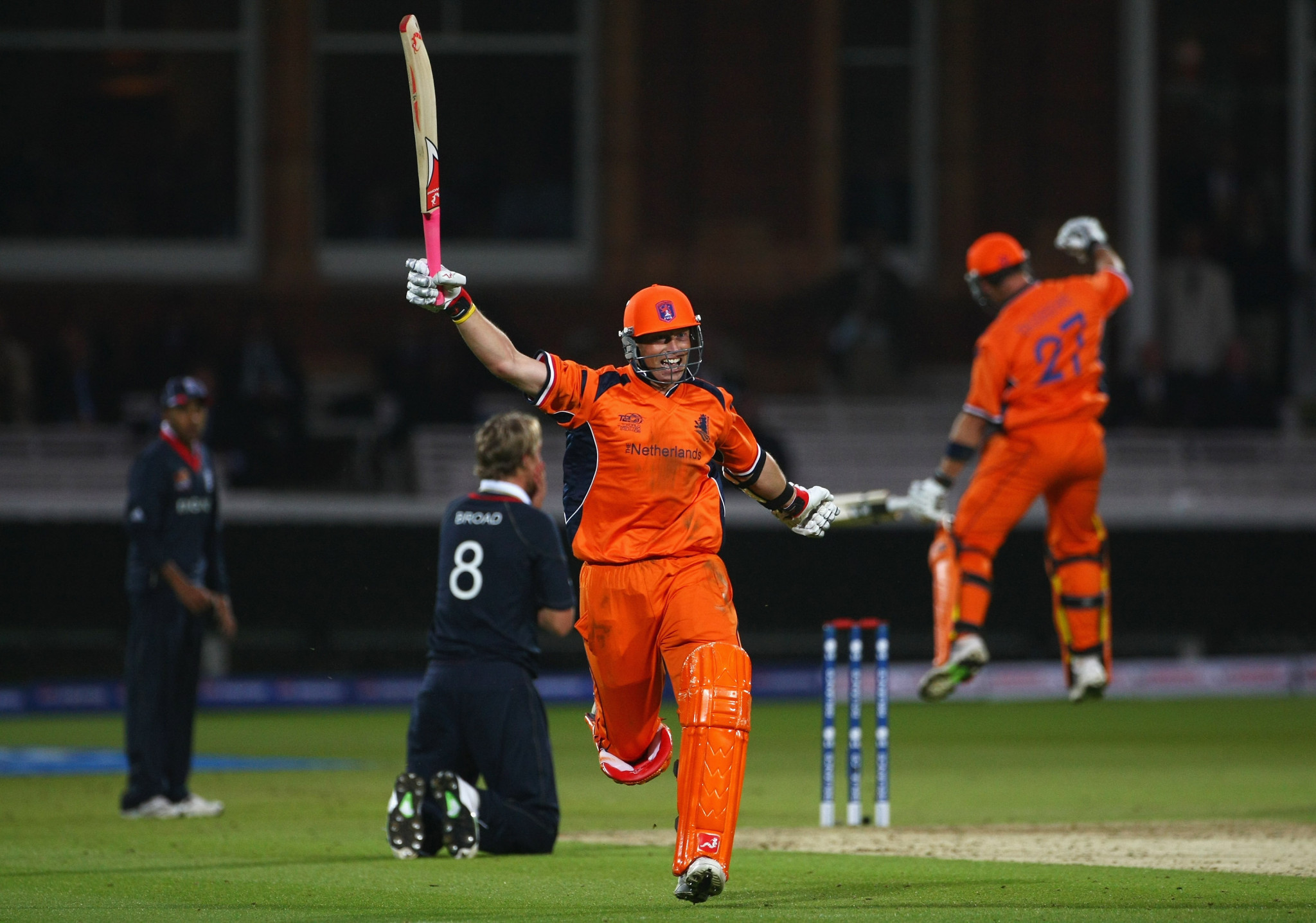 The Netherlands famously beat England in the opening game of the 2009 World Twenty20 - the inaugural edition of the tournament, which was hosted in England ©Getty Images