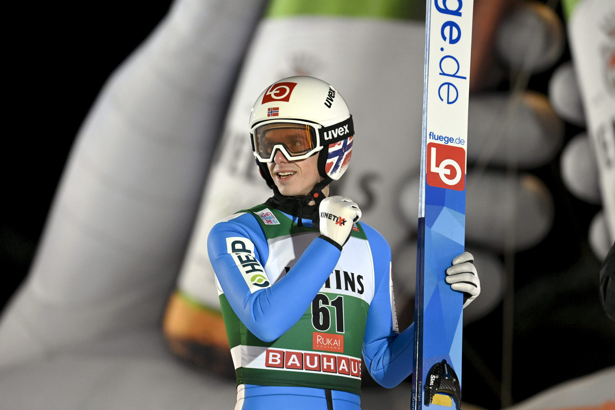 Halvor Egner Granerud won the FIS Ski Jumping World Cup event in Ruka ©Getty Images