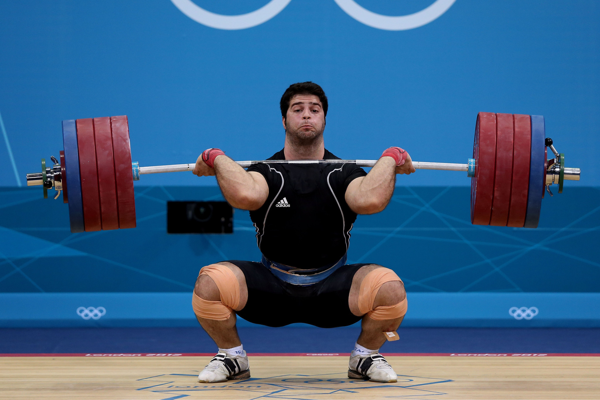 Iran's Navab Nasirshelal has officially been confirmed as the men's 105-kilogram weightlifting champion from London 2012 ©Getty Images