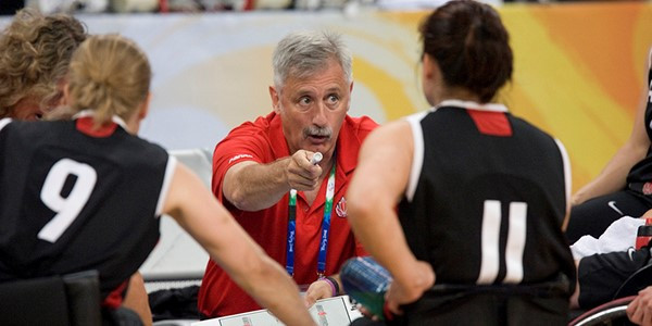 Paralympic wheelchair basketball coach Tim Frick has been appointed to the Order of Canada ©Wheelchair Basketball Canada