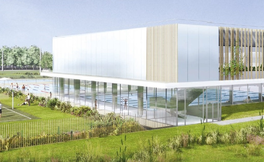 The contract to construct the Marville Aquatic Centre has been awarded to a consortium of companies led by GCC ©Groupement GCC 