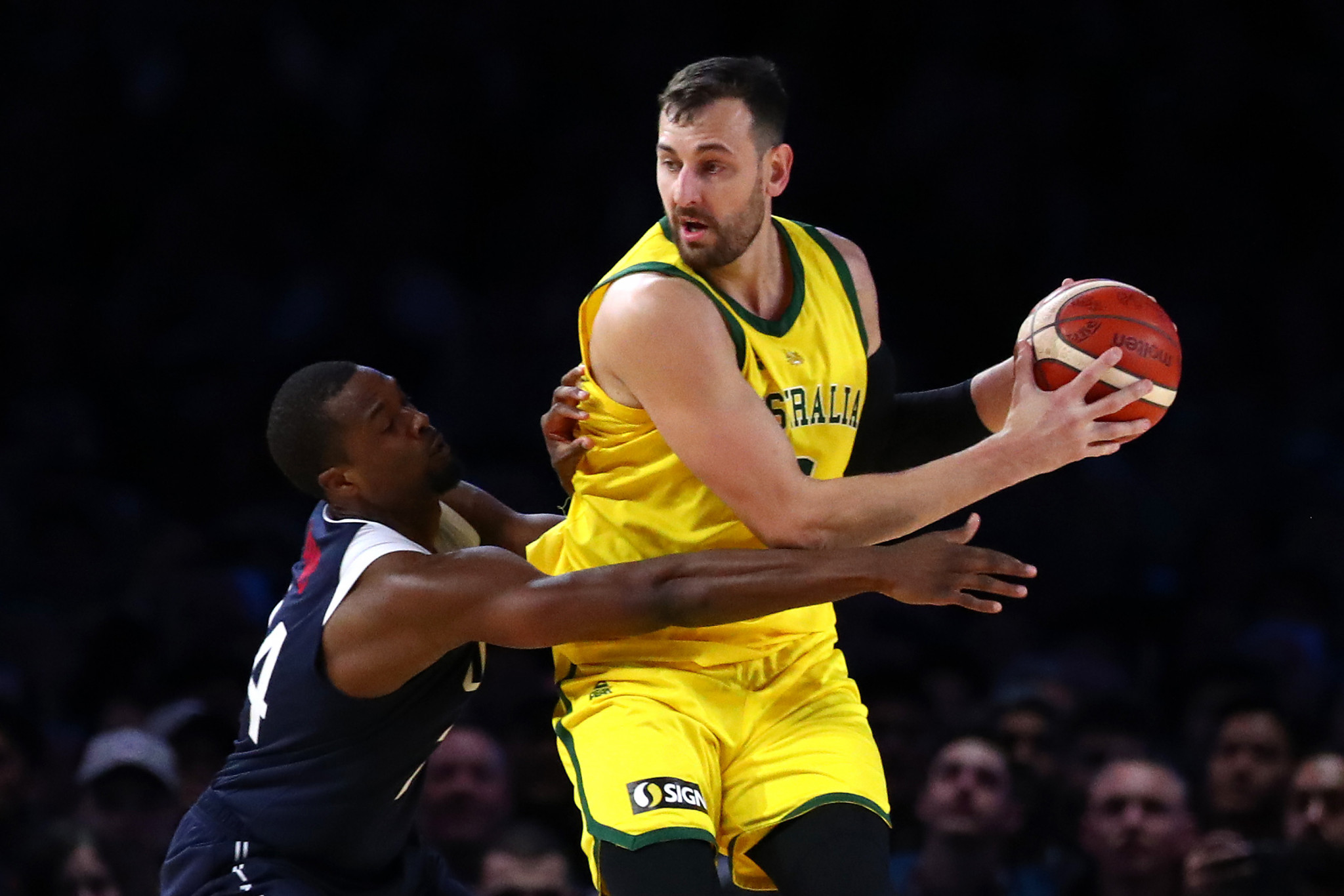 Andrew Bogut represented Australia at Athens 2004, Beijing 2008 and Rio 2016 ©Getty Images