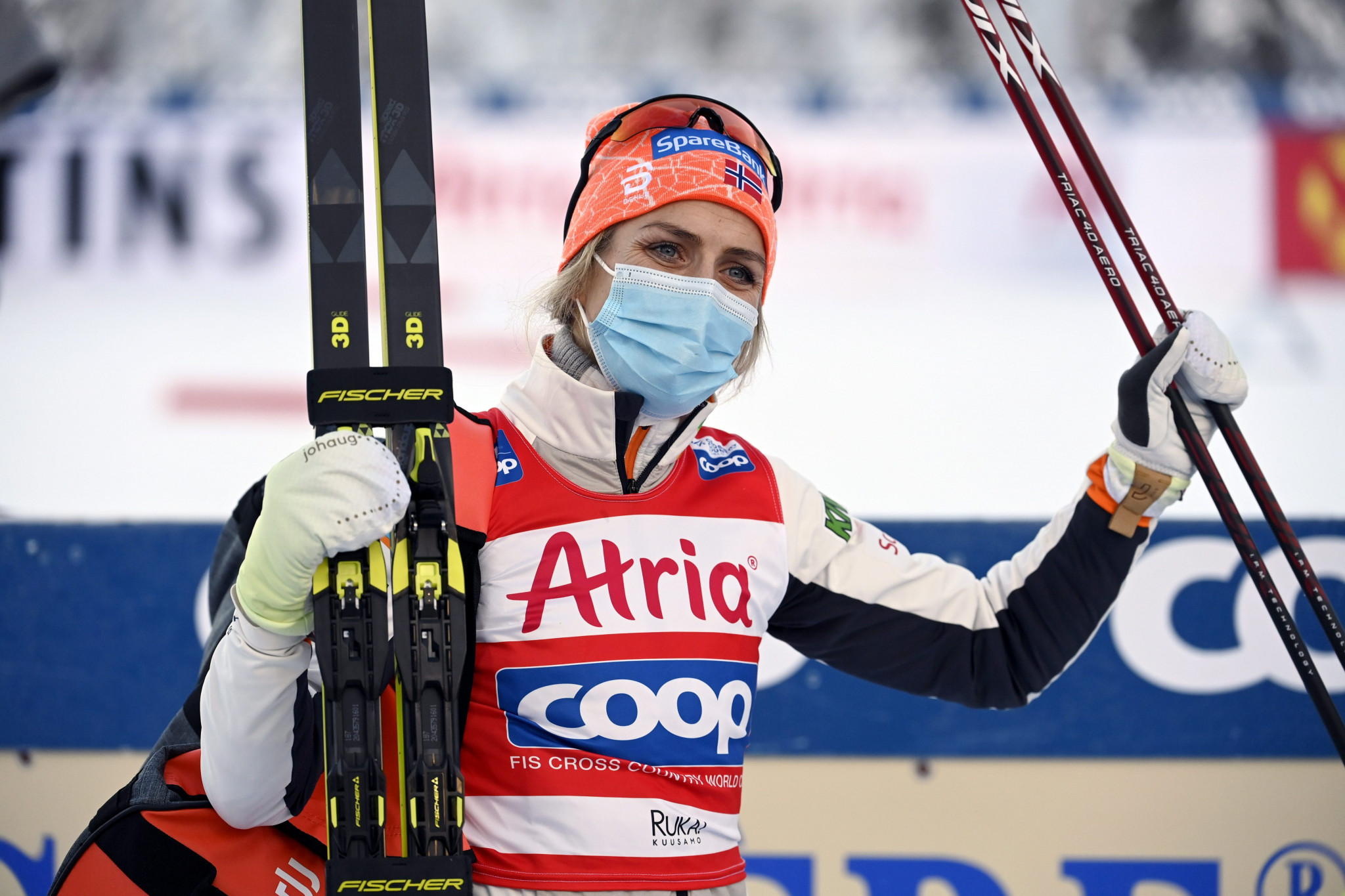 Norway's Therese Johaug, who leads the overall women's standings, will not compete at either of December's World Cup legs  ©Getty Images