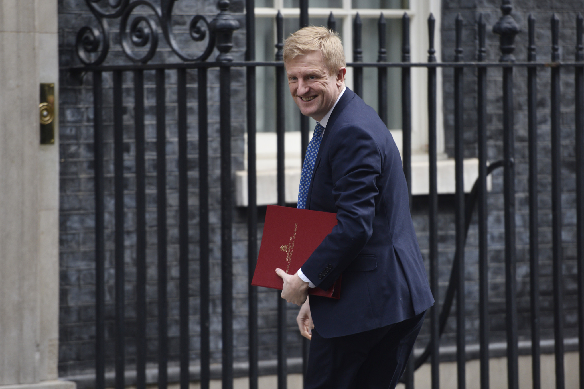 Culture Secretary Oliver Dowden is understood to have held meetings with key football figures over tackling racism and homophobia in the sport ©Getty Images